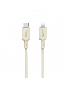 
SR sustiprintas laidas, skirtas iPhone USB-C - Lightning, 30W, 2m, smėlio spalvos
