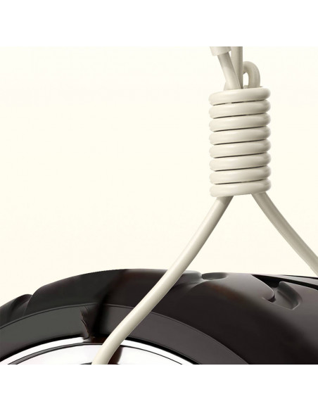 
SR sustiprintas laidas, skirtas iPhone USB-C - Lightning, 30W, 2m, smėlio spalvos
