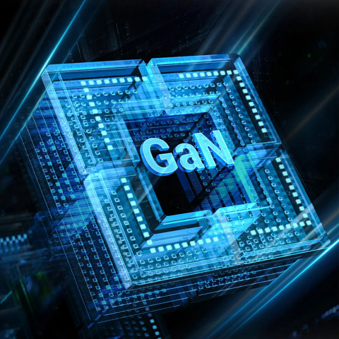 
GaN 2x USB-A / 2x USB-C PD 65W baltas sieninis įkroviklis
