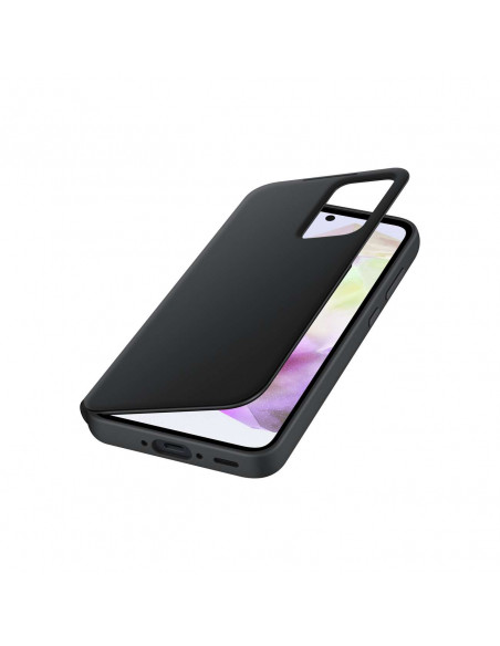 
Originalus „Smart View“ piniginės dėklas su atlenkimu, skirtas „Samsung Galaxy A35“, juodas
