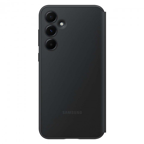 
Originalus „Smart View“ piniginės dėklas su atlenkimu, skirtas „Samsung Galaxy A55“, juodas
