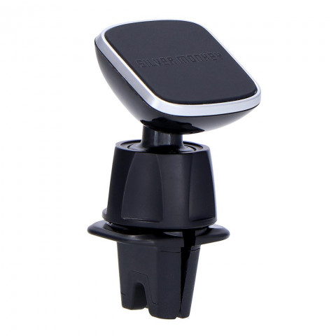 
Magnetinis telefono laikiklis automobiliui, skirtas oro išleidimo angai, juodas
