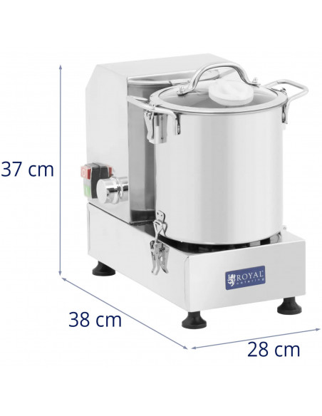 
Gastronominis pjaustytuvas smulkinimui ir maišymui 3200 aps./ min. 6 l 1200 W
