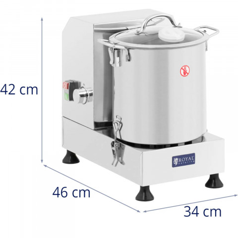 
Gastronominis pjaustytuvas smulkinimui ir maišymui 3500 aps./ min. 9 l 1800 W
