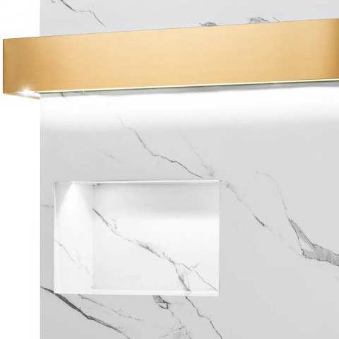 
Viešbučio biuro poilsio kambario registratūra su LED apšvietimu – marmuras
