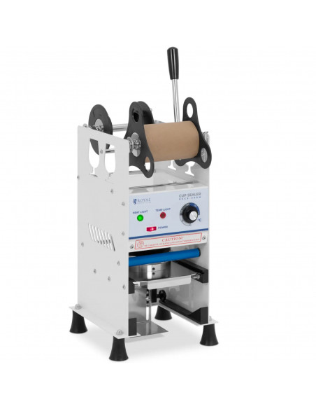 
Rankinis puodelių sandarinimo aparatas 500 vnt./ val., skersmuo 95/ 90 mm, aukštis 180 mm
