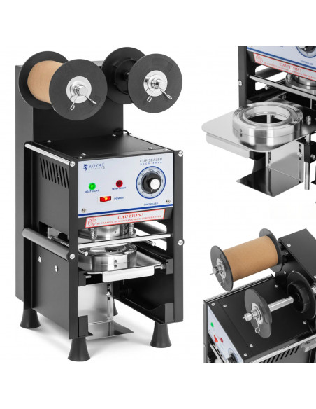 
Automatinis puodelių sandarinimo aparatas 500 vnt./ val., skersmuo 95/ 90, aukštis 180 mm
