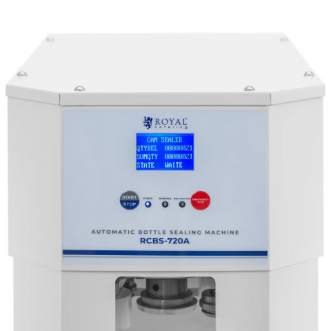 
Gėrimų skardinių uždarymo aparatas, 55 mm skersmens, iki 720 skardinių/ val.
