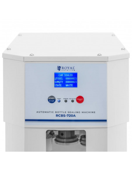 
Gėrimų skardinių uždarymo aparatas, 55 mm skersmens, iki 720 skardinių/ val.
