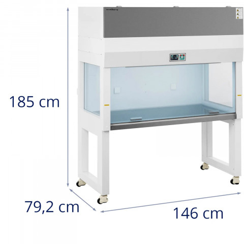 
Laboratorinė laminarinio srauto spinta steriliam darbui 1320 x 690 x 650 cm 440 W
