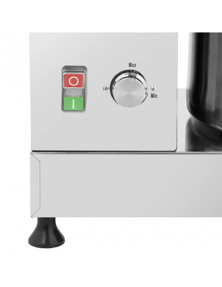 
Gastronominis pjaustytuvas mėsai ir daržovėms smulkinti 1800–3500 aps./ min. 15 l
