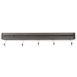 Magnetinė juostelė peiliams su kabliukais, ilgis 450 mm - Hendi 820308