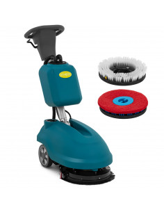 
Akumuliatorinė grindų plovimo mašina 35 cm 15 l 160 aps./ min.
