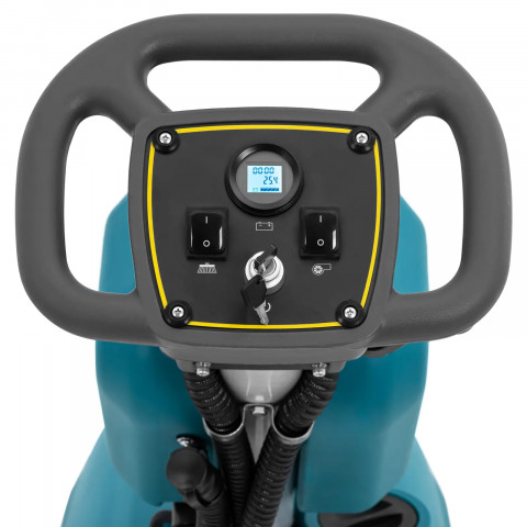 
Akumuliatorinė grindų plovimo mašina 35 cm 15 l 160 aps./ min.
