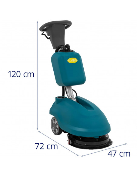 
Akumuliatorinė grindų plovimo mašina 35 cm 15 l 160 aps./ min.
