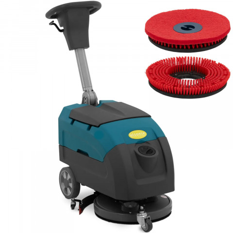 
Akumuliatorinė grindų plovimo mašina 40 cm 25 l 160 aps./ min.
