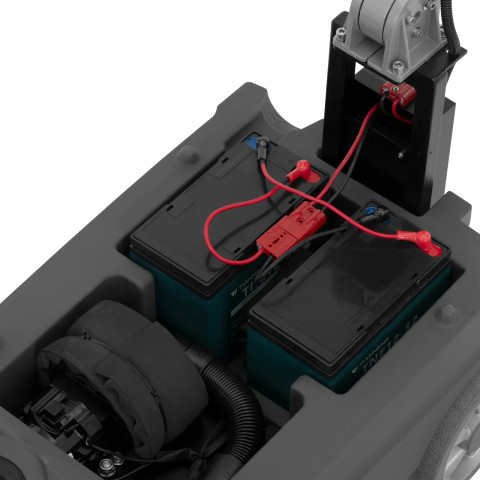 
Akumuliatorinė grindų plovimo mašina 40 cm 25 l 160 aps./ min.
