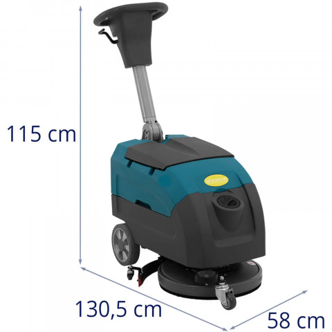 
Akumuliatorinė grindų plovimo mašina 40 cm 25 l 160 aps./ min.
