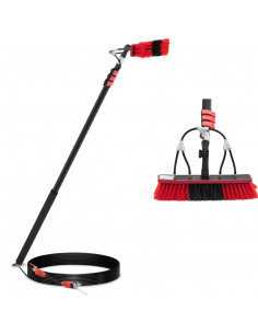 
Teleskopinis šepetys su vandens prijungimu langams ir panelėms valyti, plotis 35 cm, 165–540 cm
