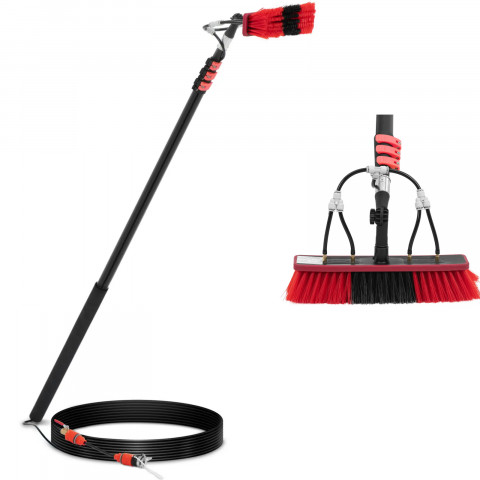 
Teleskopinis šepetys su vandens prijungimu langams ir panelėms valyti, plotis 35 cm, 165–540 cm
