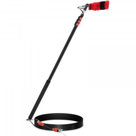 
Teleskopinis šepetys su vandens prijungimu langams ir panelėms valyti, plotis 35 cm, 165–540 cm
