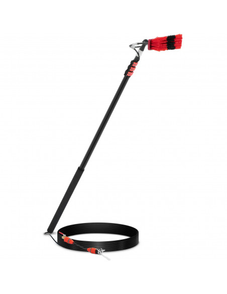 
Teleskopinis šepetys su vandens prijungimu langams ir panelėms valyti, plotis 35 cm, 165–540 cm
