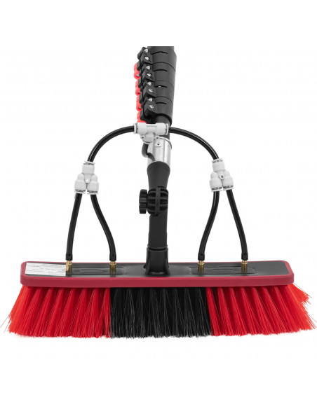 
Teleskopinis šepetys su vandens prijungimu langams ir panelėms valyti, plotis 35 cm, 175–720 cm
