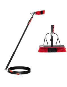 
Teleskopinis šepetys su vandens prijungimu langams ir panelėms valyti, plotis 35 cm, 185–900 cm
