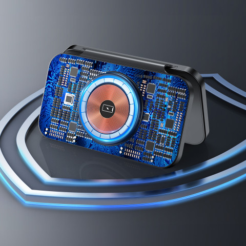 
3in1 indukcinis įkroviklis Apple ir Samsung telefonams + stovo funkcija - juodas
