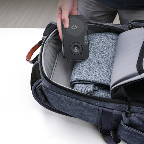 
3in1 indukcinis įkroviklis Apple ir Samsung telefonams + stovo funkcija - juodas
