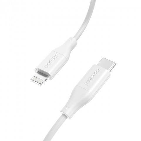 
iPhone USB-C - Lightning MFi PD laidas 30W 1.2m - baltas
