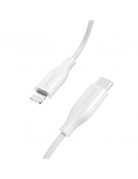 
iPhone USB-C - Lightning MFi PD laidas 30W 1.2m - baltas
