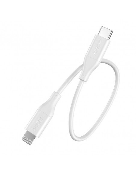 
iPhone USB-C - Lightning MFi PD laidas 30W 1.2m - baltas
