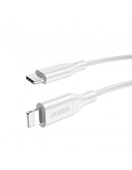 
iPhone USB-C - Lightning MFi PD laidas 30W 1.2m - baltas
