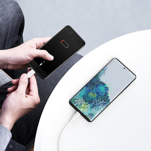 
iPhone USB-C - Lightning MFi PD laidas 30W 1.2m - baltas
