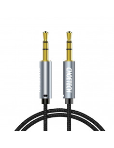 
AUX garso kabelis garsiakalbiui, 2x mini lizdas, 3,5 mm kištukas, 1,2 m - juodas
