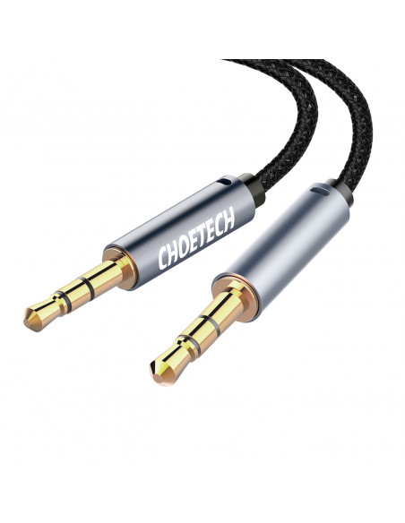 
AUX garso kabelis garsiakalbiui, 2x mini lizdas, 3,5 mm kištukas, 1,2 m - juodas
