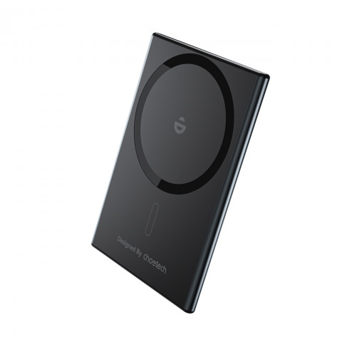 
Indukcinė išorinė baterija 2000mAh itin plona 5W „MagSafe Qi“ – juoda
