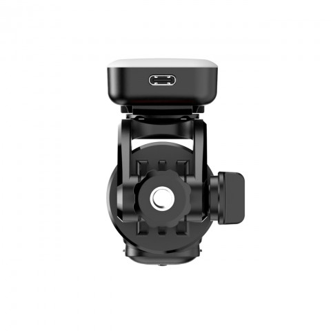 
Teleskopinė asmenukių lazda su nuotolinio valdymo pultu + 2 LED lempos, telefono trikojis 1,3 m - juoda
