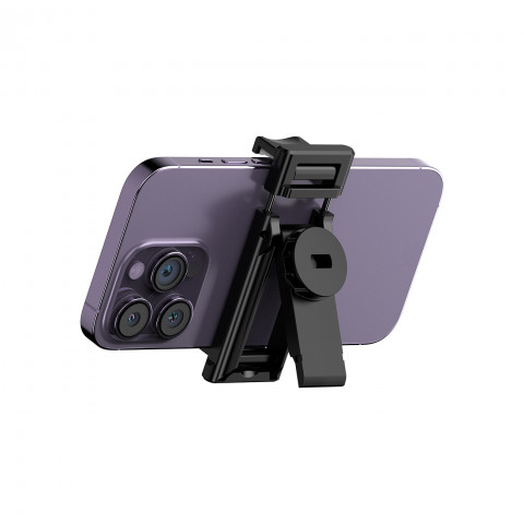 
Teleskopinė asmenukių lazda su nuotolinio valdymo pultu + 2 LED lempos, telefono trikojis 1,3 m - juoda
