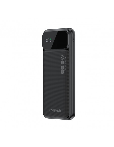 
Nešiojamoji baterija 10000 mAh 22,5 W PD USB-A USB-C - juoda
