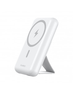 
Nešiojamoji baterija 10000 mAh 20W „MagSafe USB-A“ su USB-C stovo funkcija – balta
