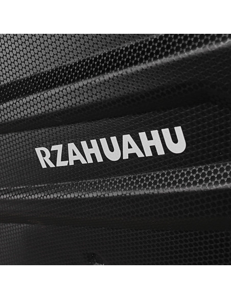 
10 litrų dviračių bagažo krepšys su šoninėmis kišenėmis, 38,5 x 19,5 x 16 cm - juodas
