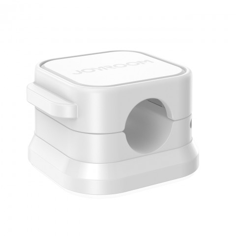 
Kabelių organizatorius, magnetinis, lipnus, RINKINYS 6 vnt. - baltas
