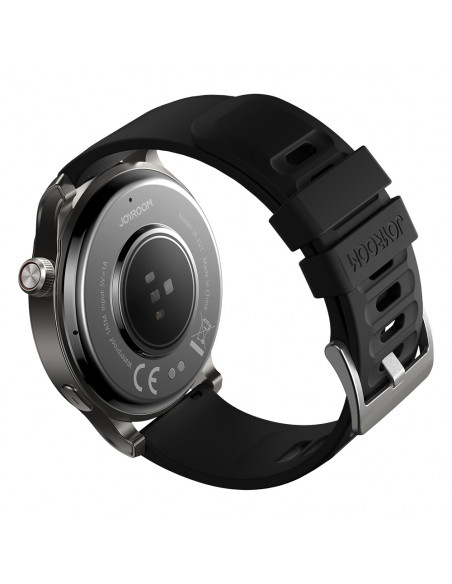 
„Venture“ serijos apvalus išmanusis laikrodis su skambučių atsiliepimo funkcija + sidabrinė apyranke – pilkas
