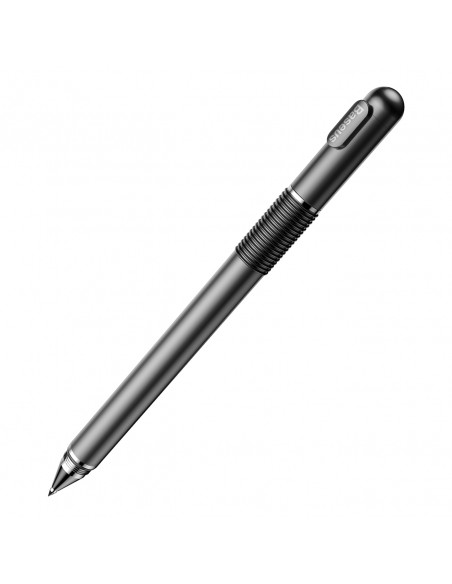 
Dvipusis „Golden Cudgel“ rašiklis planšetiniams kompiuteriams ir telefonams su gelio rašikliu – juodas
