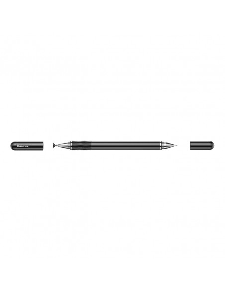 
Dvipusis „Golden Cudgel“ rašiklis planšetiniams kompiuteriams ir telefonams su gelio rašikliu – juodas
