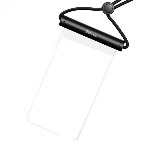 
Vandeniui atsparus dėklas 7,2 colio telefono su cilindriniu užsegimu IPX8 AquaGlide - juodas
