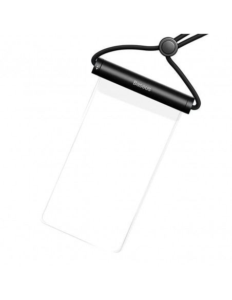 
Vandeniui atsparus dėklas 7,2 colio telefono su cilindriniu užsegimu IPX8 AquaGlide - juodas
