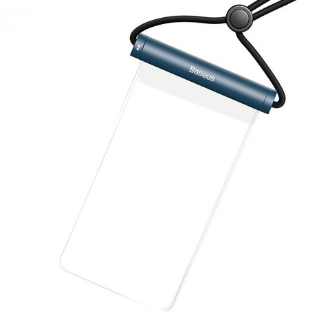 
Vandeniui atsparus dėklas 7,2 colio telefono su cilindrine sagtimi IPX8 AquaGlide - mėlynas
